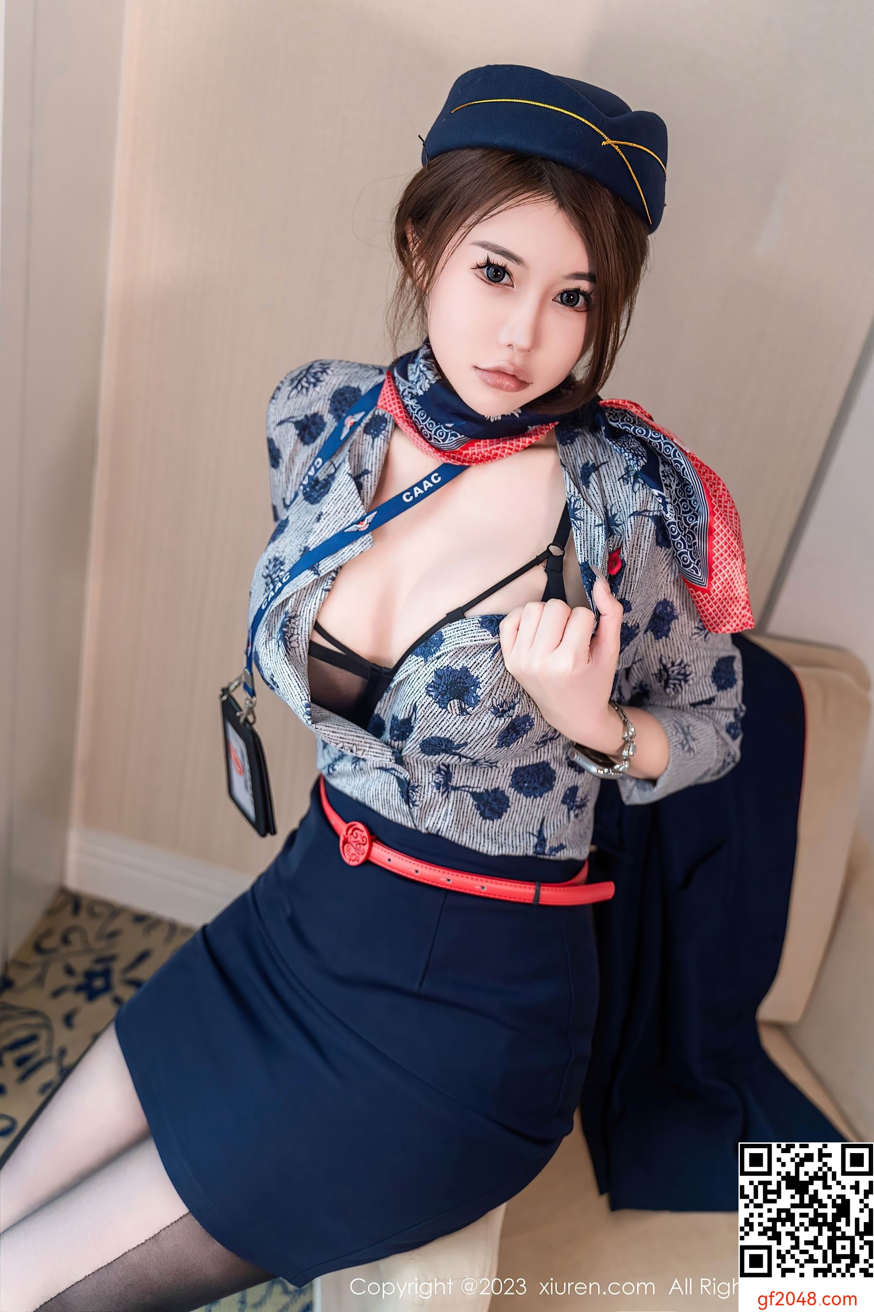 [XiuRen秀人网] No.7879 甜妮 黑丝美腿