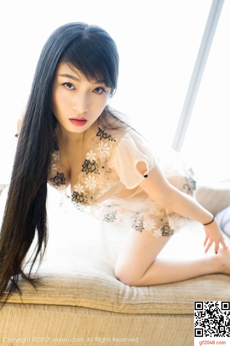 大胸美女楊玉奴黑色蕾絲中空情趣連體衣誘惑 (44P)