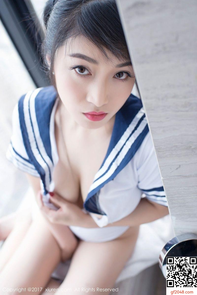 大胸美女楊玉奴黑色蕾絲中空情趣連體衣誘惑 (44P)