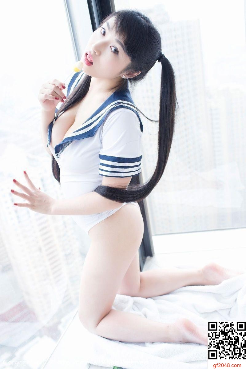 大胸美女楊玉奴黑色蕾絲中空情趣連體衣誘惑 (44P)