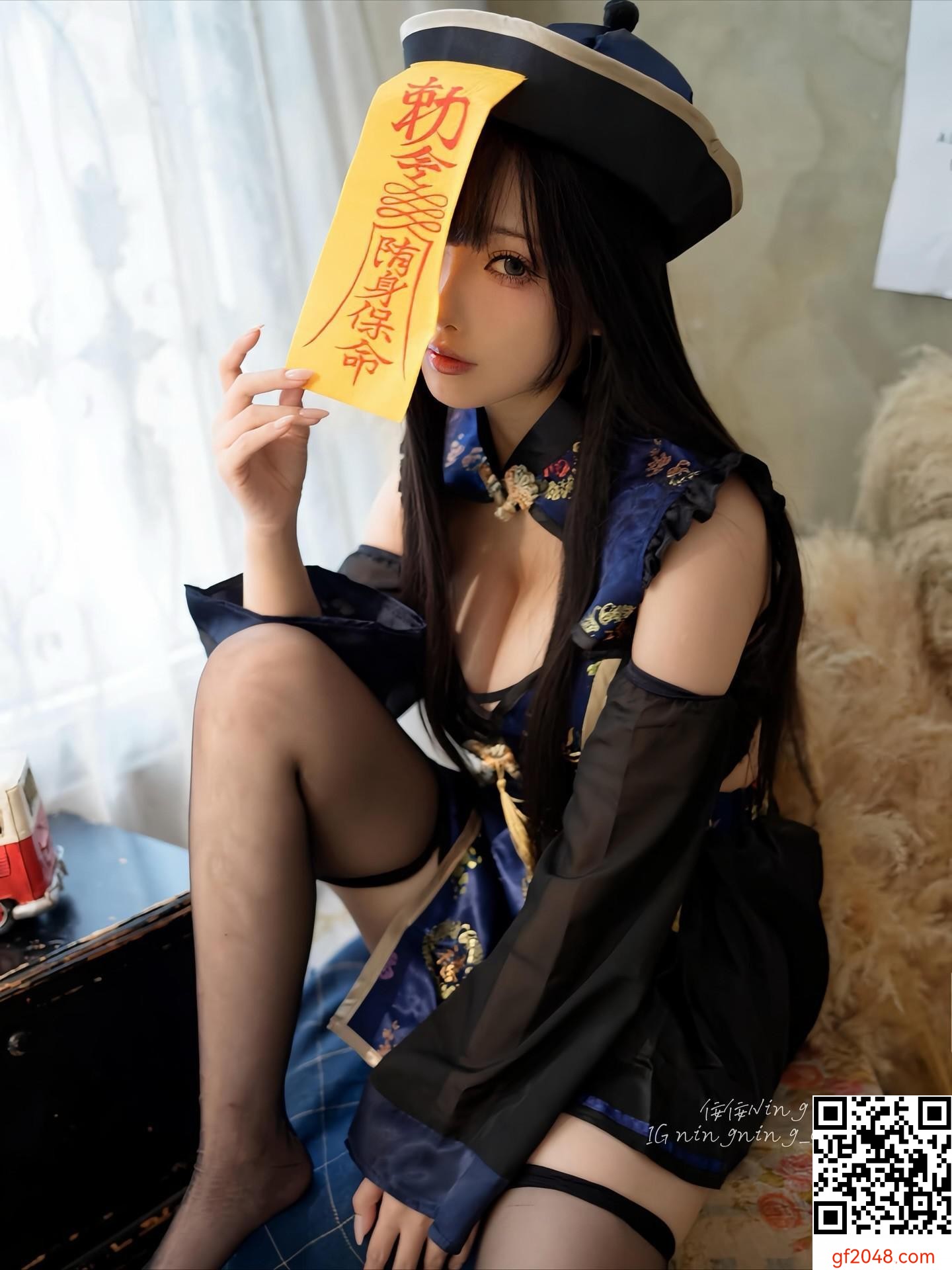 衝擊視覺！Ning 角色扮演 白皙透亮、波濤洶湧的驚人深溝巨乳 核彈級福利畫面