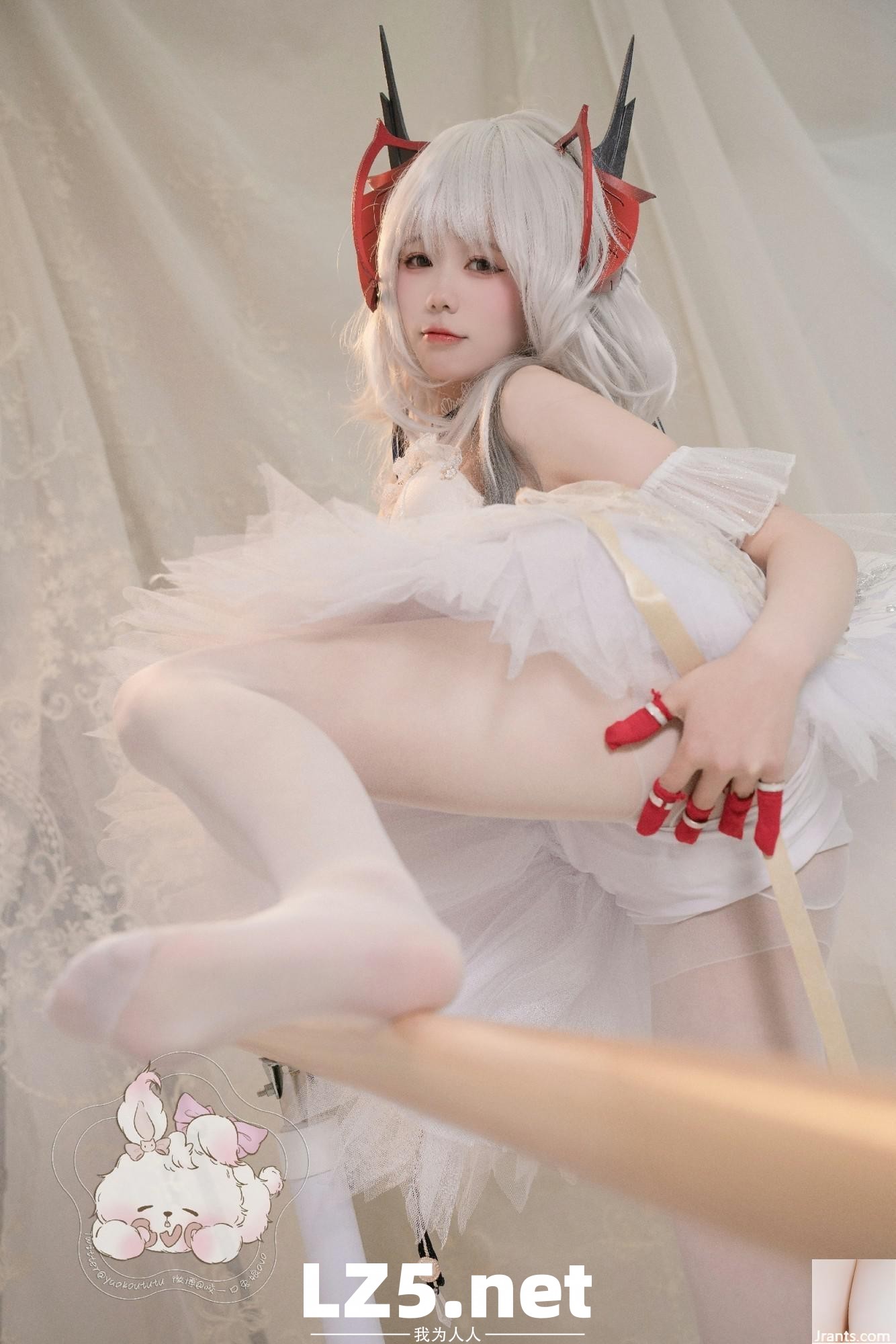 Coser@黏黏團子兔 – W天鵝之舞 (55P)