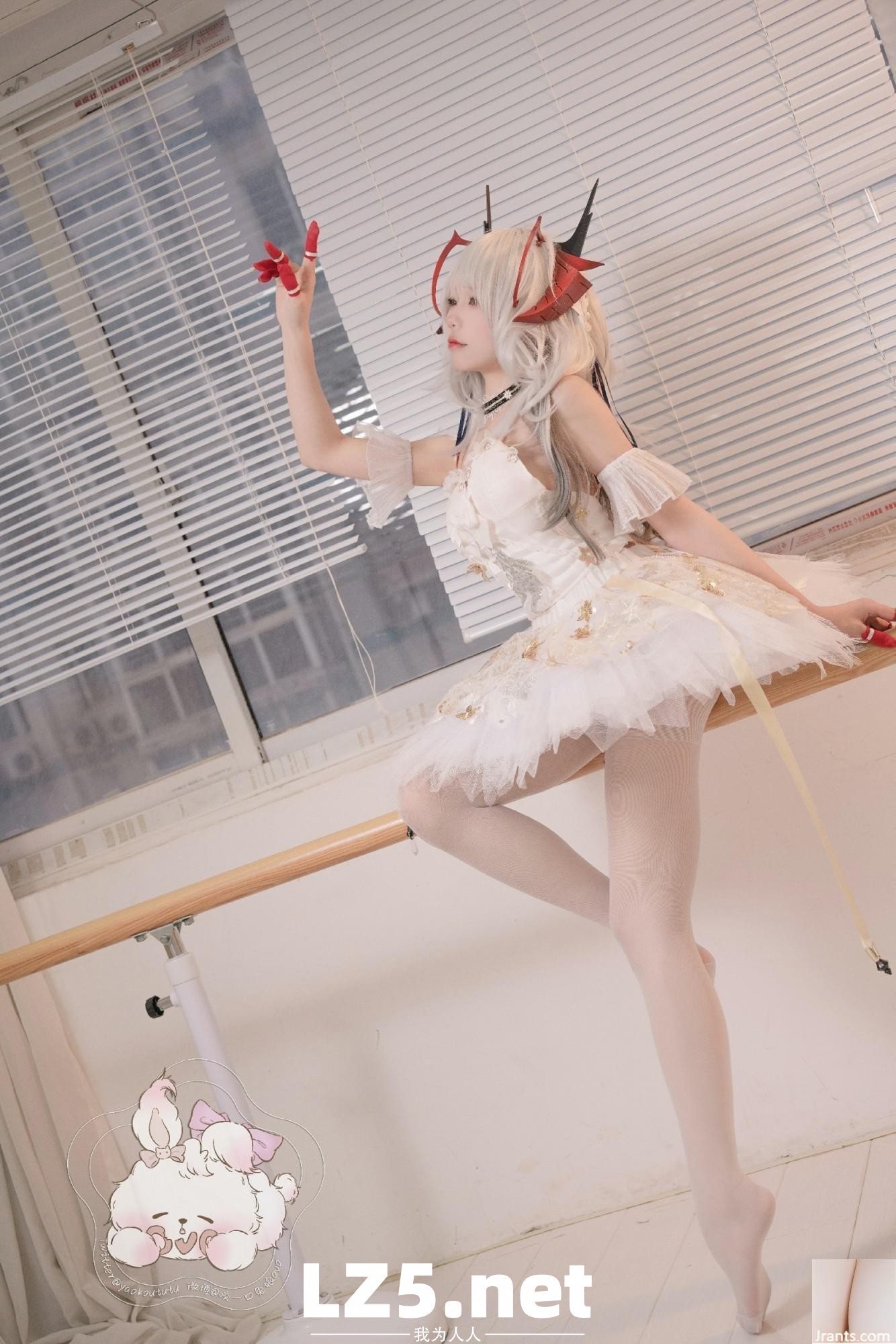 Coser@黏黏團子兔 – W天鵝之舞 (55P)
