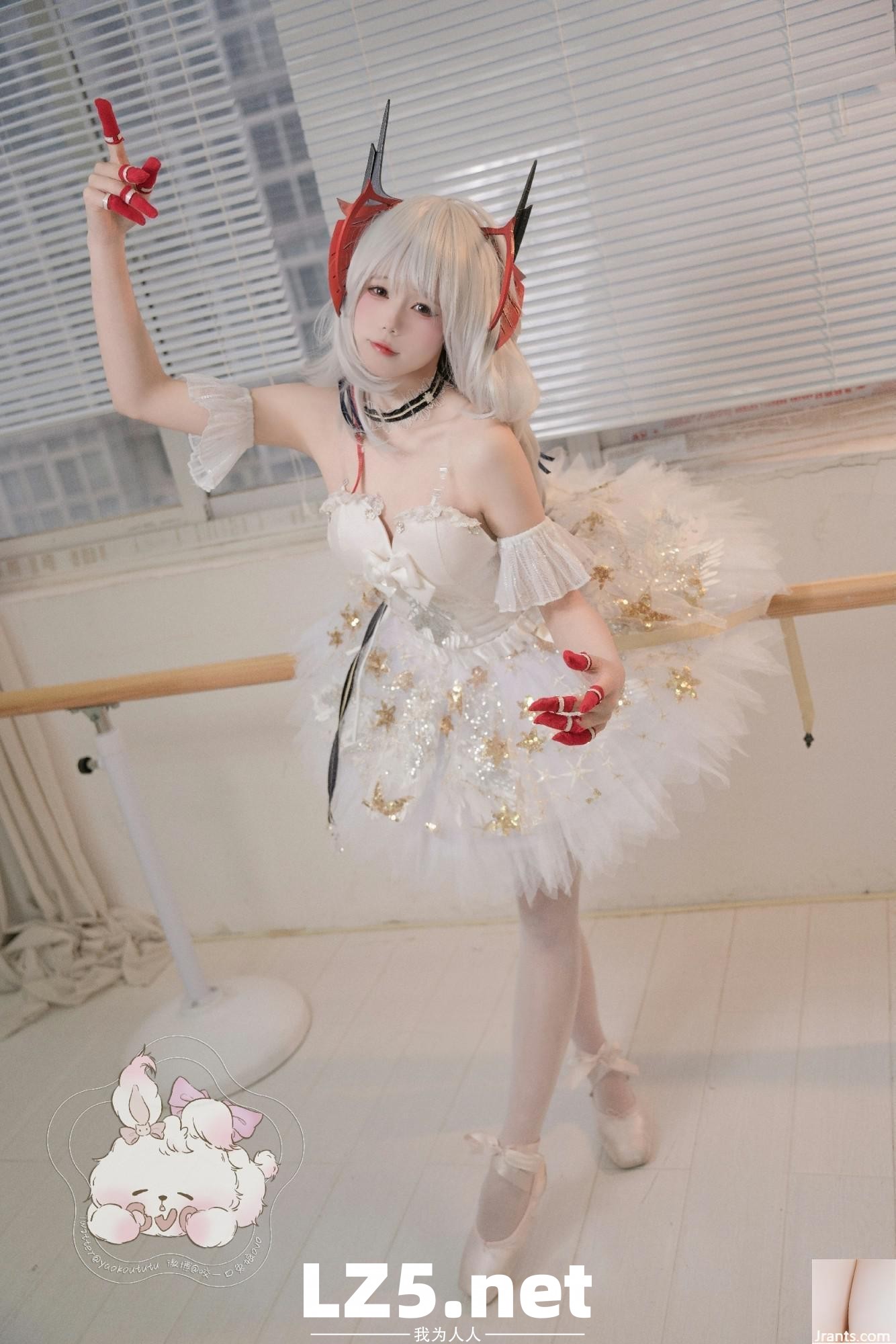 Coser@黏黏團子兔 – W天鵝之舞 (55P)