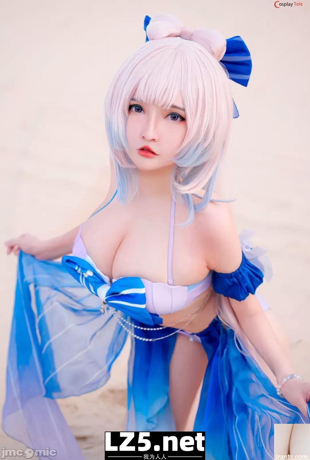 Unknown Cosplayer Kokomi Bikini (21P)