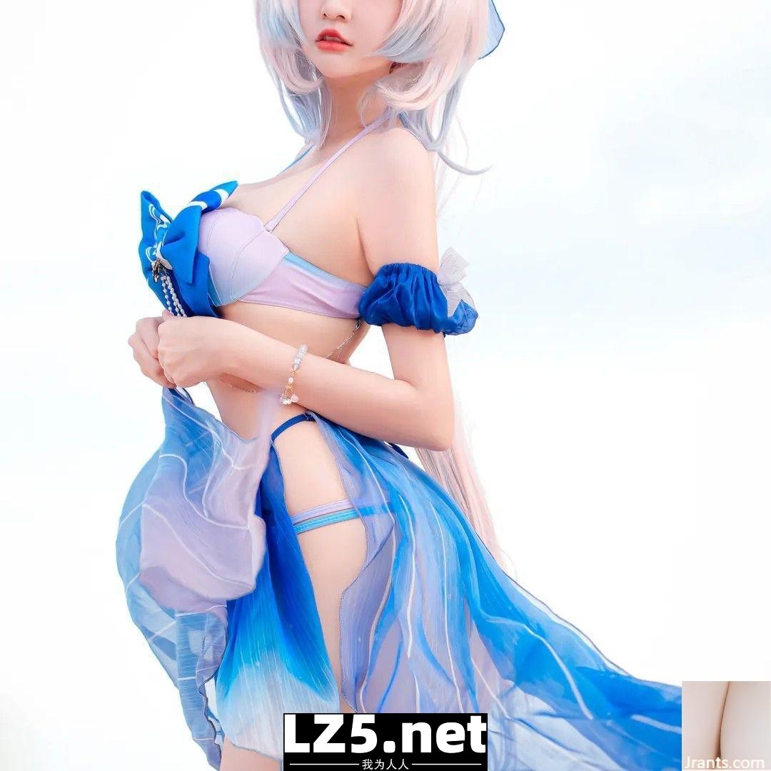 Unknown Cosplayer Kokomi Bikini (21P)