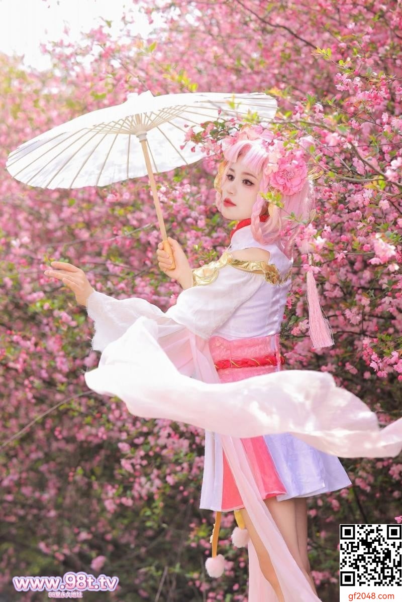 樱花树下的顶级白虎[58P]
