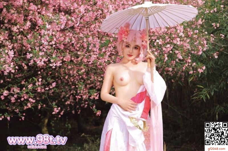 樱花树下的顶级白虎[58P]
