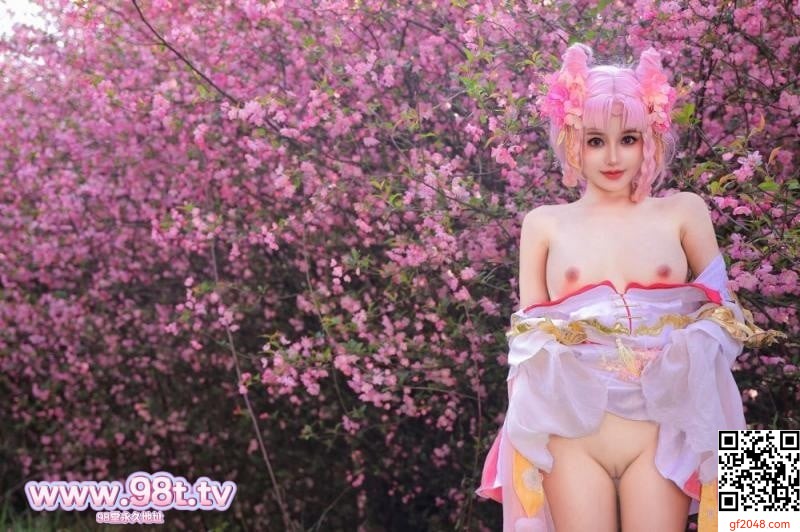 樱花树下的顶级白虎[58P]