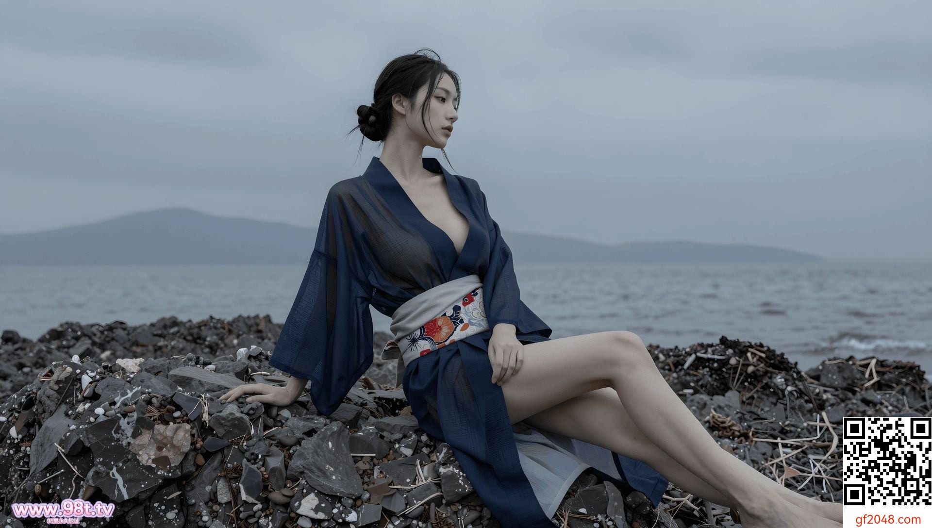 幻姬物语 - 雾湖孤伞，薄纱下美好的双乳[31P]