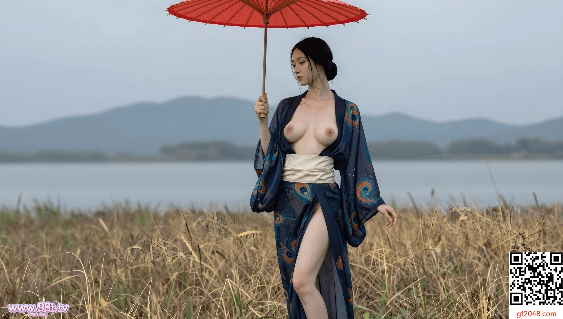 幻姬物语 - 雾湖孤伞，薄纱下美好的双乳[31P]