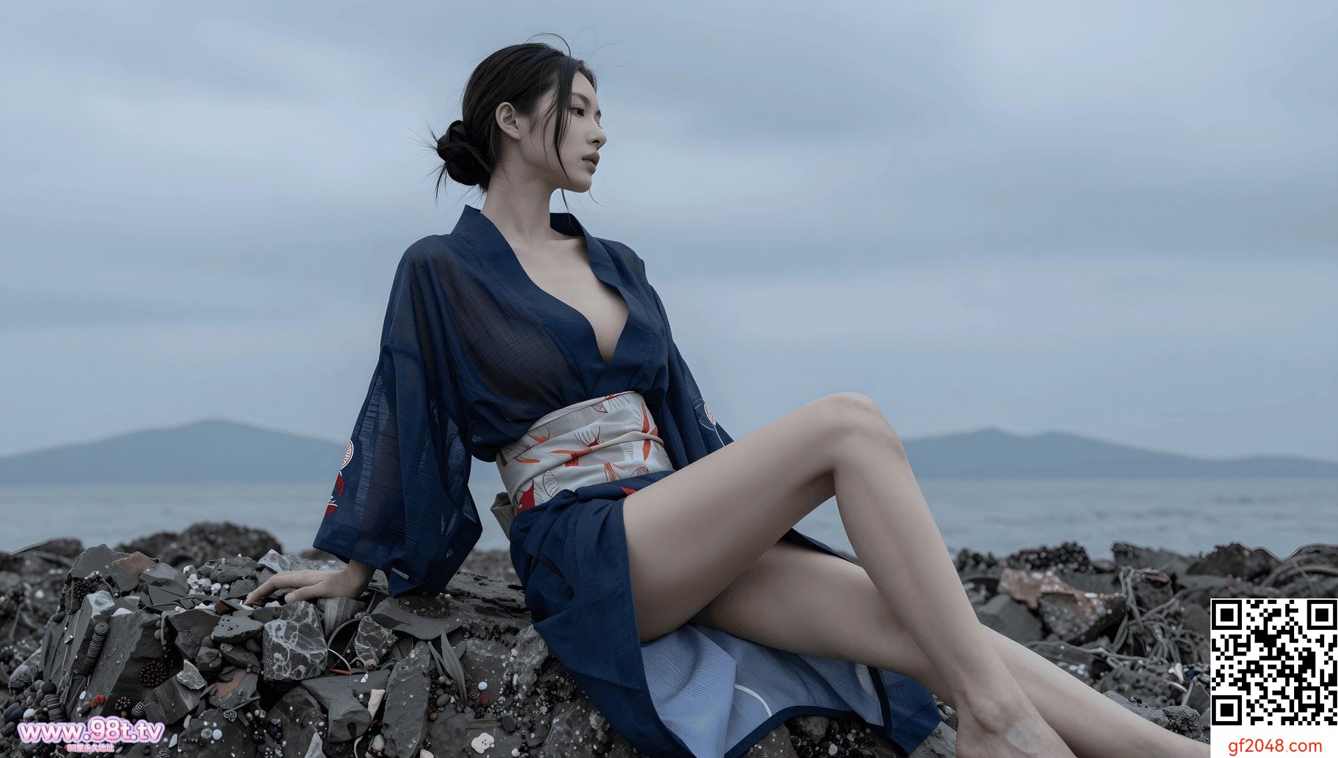幻姬物语 - 雾湖孤伞，薄纱下美好的双乳[31P]