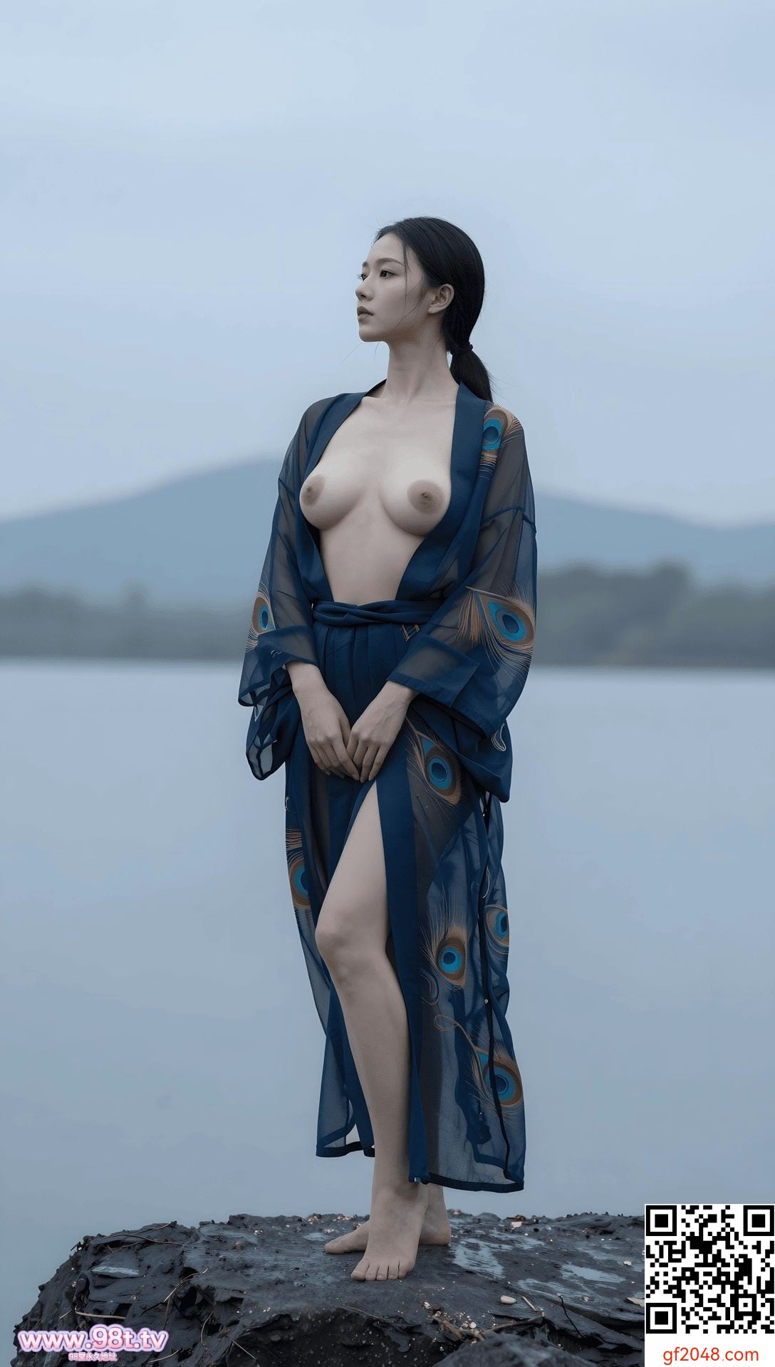 幻姬物语 - 雾湖孤伞，薄纱下美好的双乳[31P]